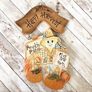Farmhouse Pumpkin Patch Wooden Home Decor